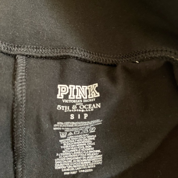 Pink Brand size Small women’s MLB Brewer’s cotton capri length leggings - Picture 3 of 3